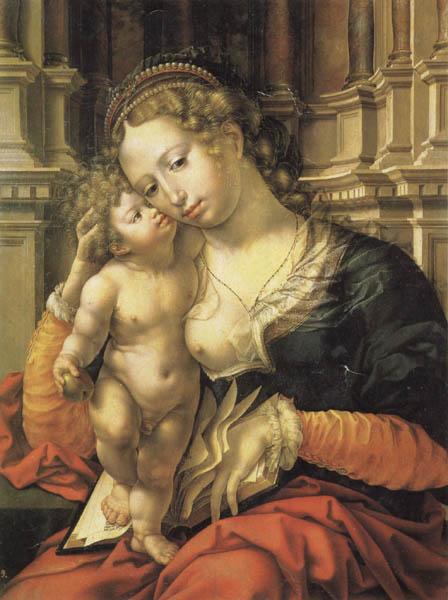 Jan Gossaert Mabuse Madonna and Child France oil painting art